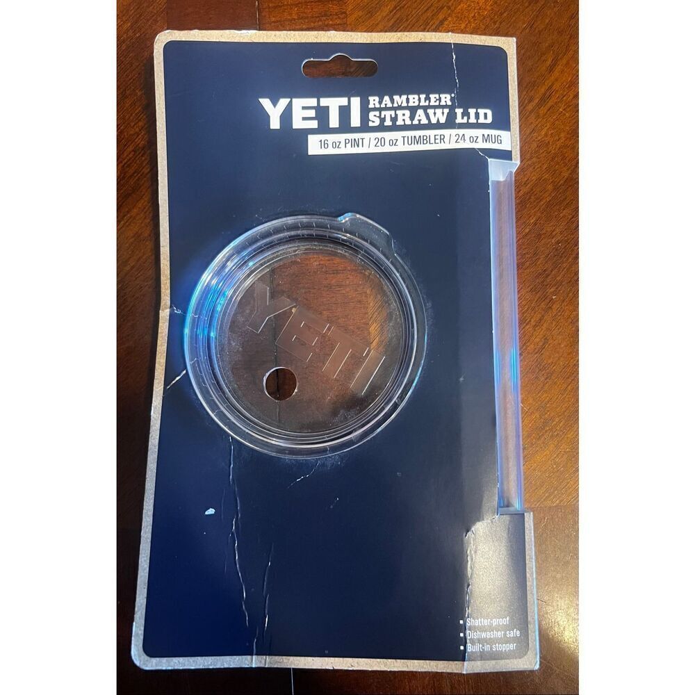 Yeti Rambler Straw Lid 16/ 20/24 oz. Tumbler pint mug Yeti Lid and Straw NEW